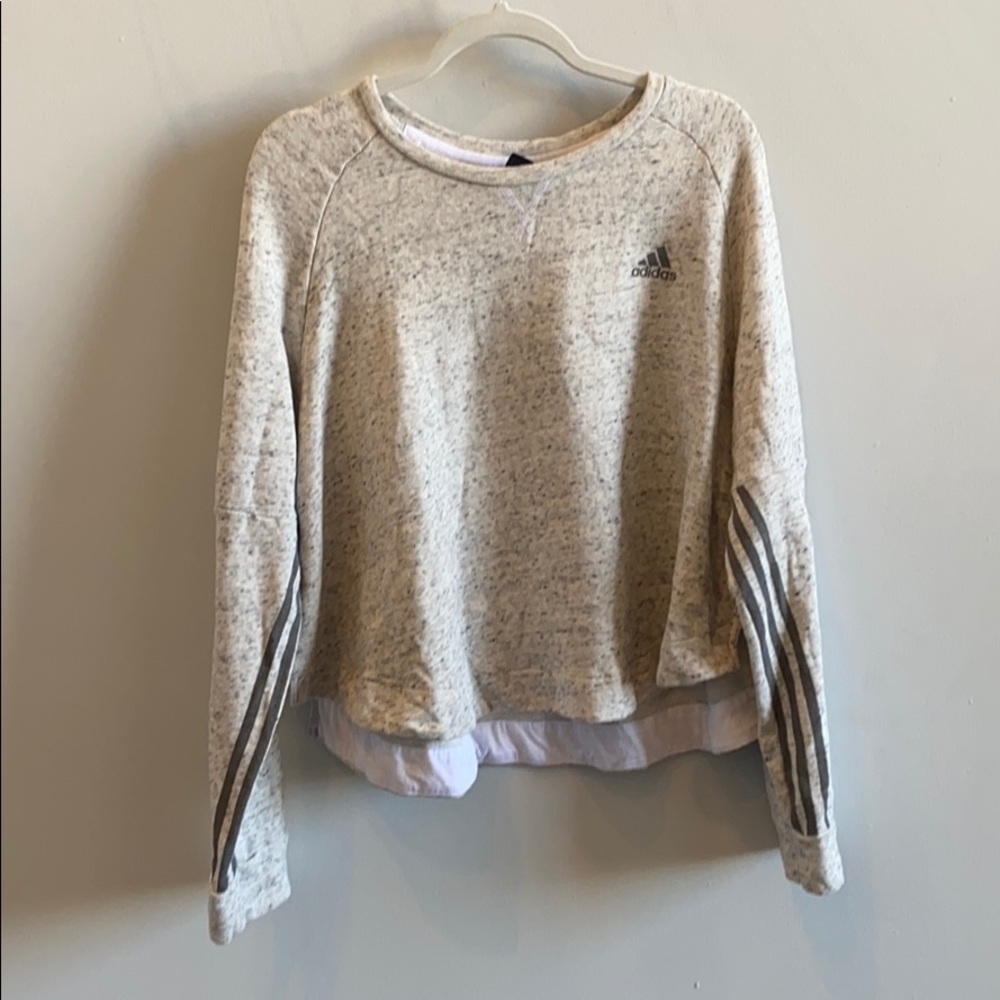 Cropped crewneck